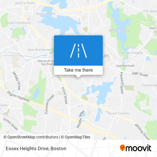 Essex Heights Drive map