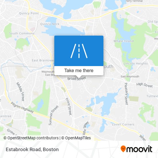 Mapa de Estabrook Road