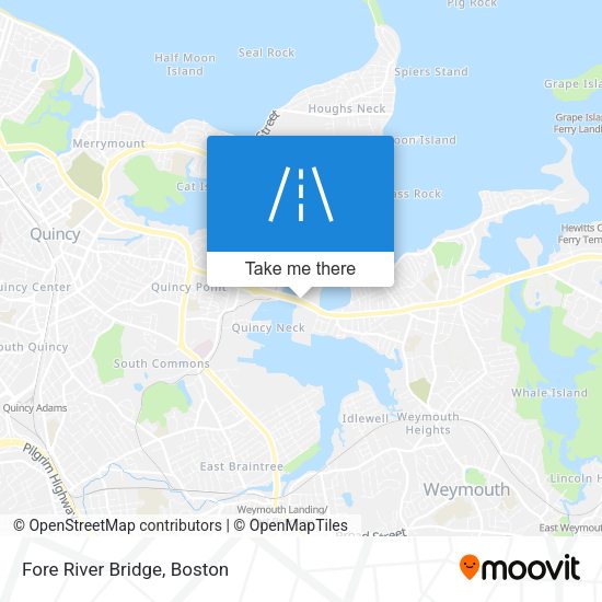 Fore River Bridge map