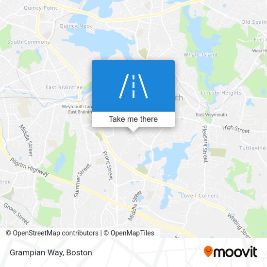 Mapa de Grampian Way