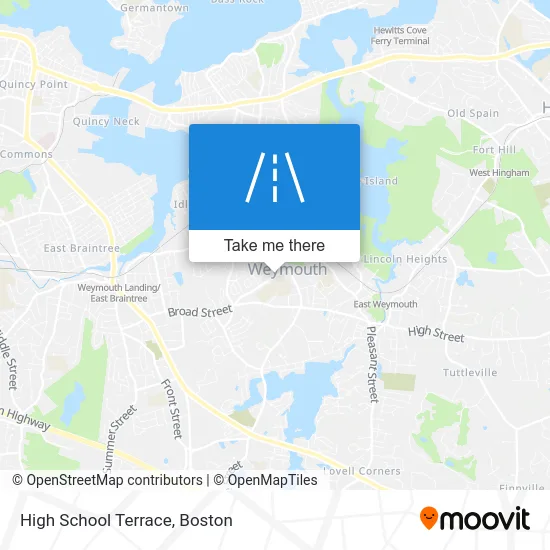High School Terrace map