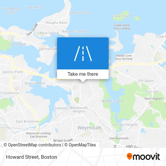 Howard Street map