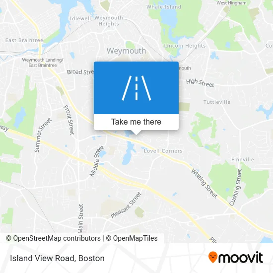 Island View Road map