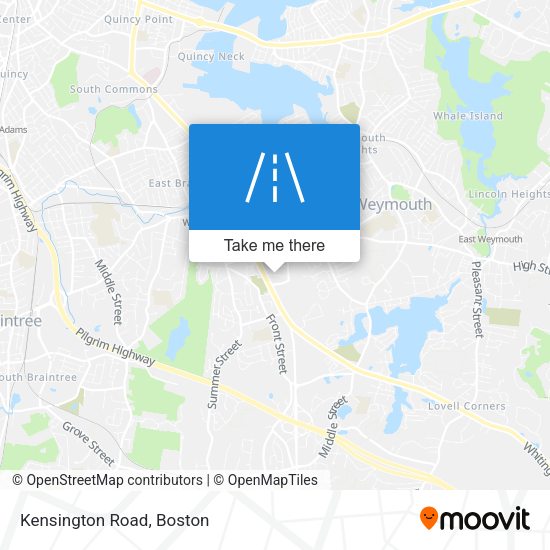 Mapa de Kensington Road