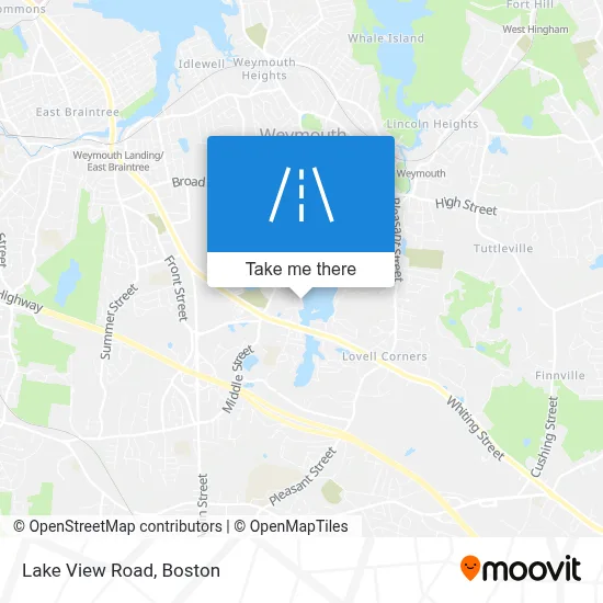 Lake View Road map