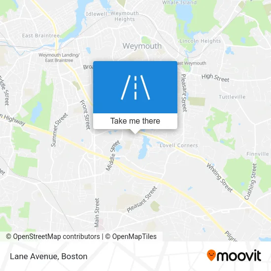 Lane Avenue map