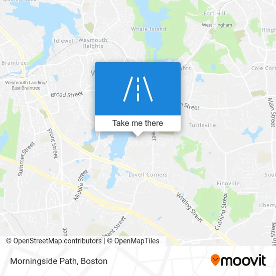 Morningside Path map