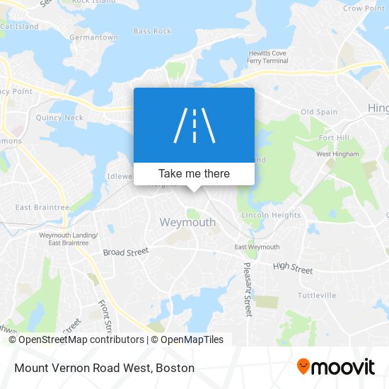 Mapa de Mount Vernon Road West