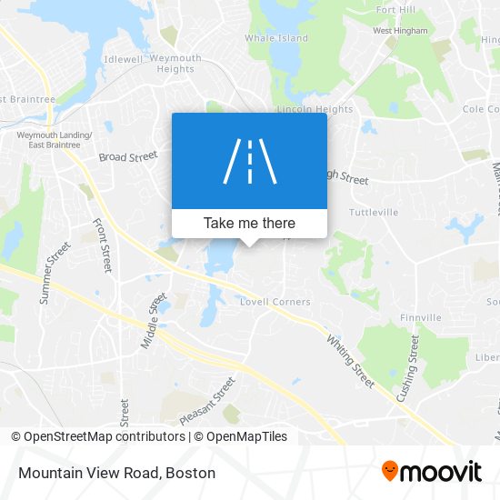 Mountain View Road map