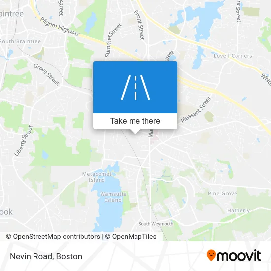 Nevin Road map