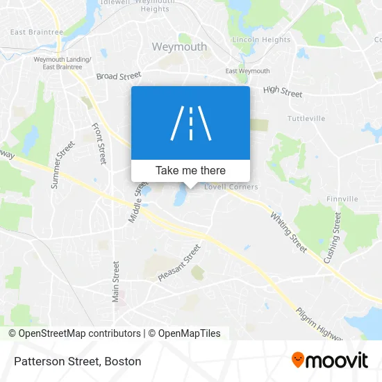 Patterson Street map