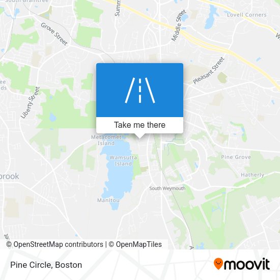 Mapa de Pine Circle