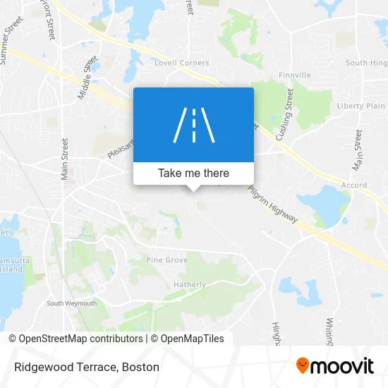Ridgewood Terrace map