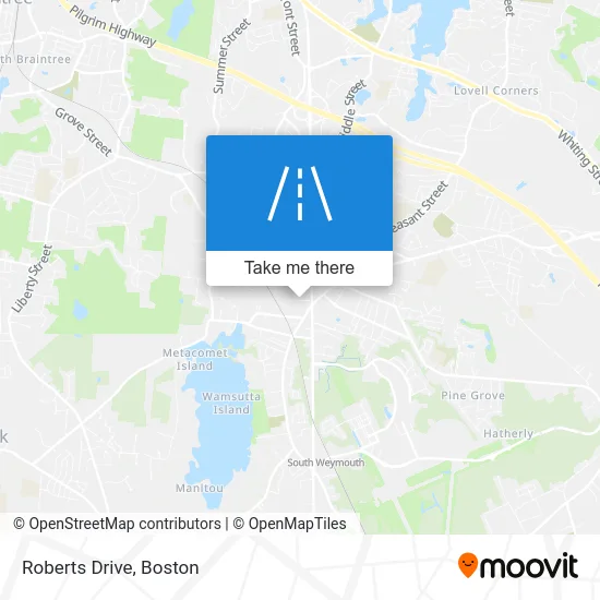 Roberts Drive map