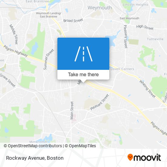 Rockway Avenue map