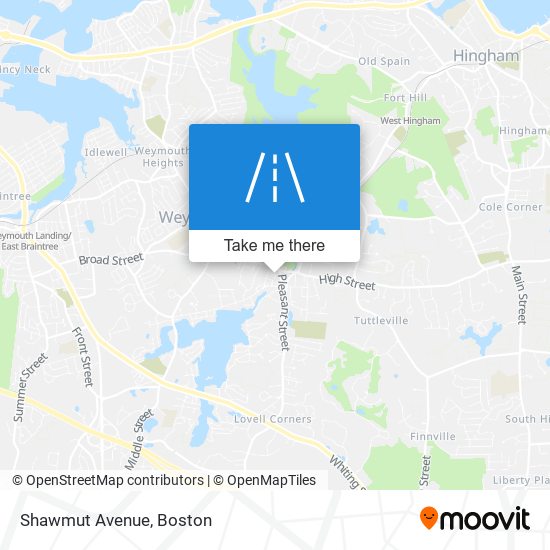 Mapa de Shawmut Avenue