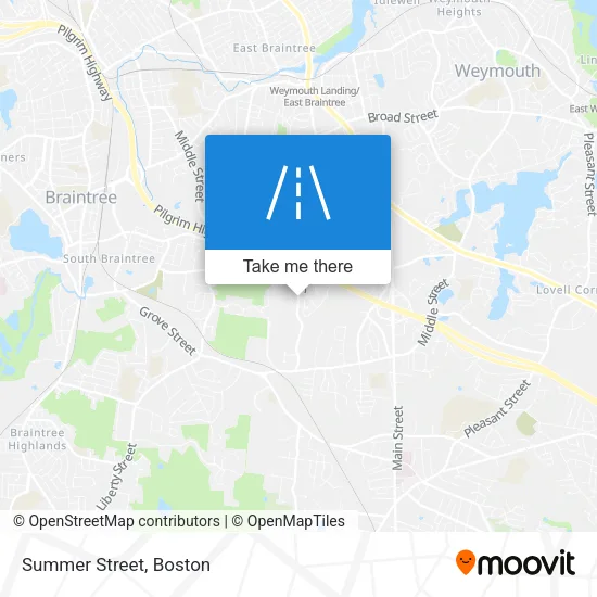 Summer Street map