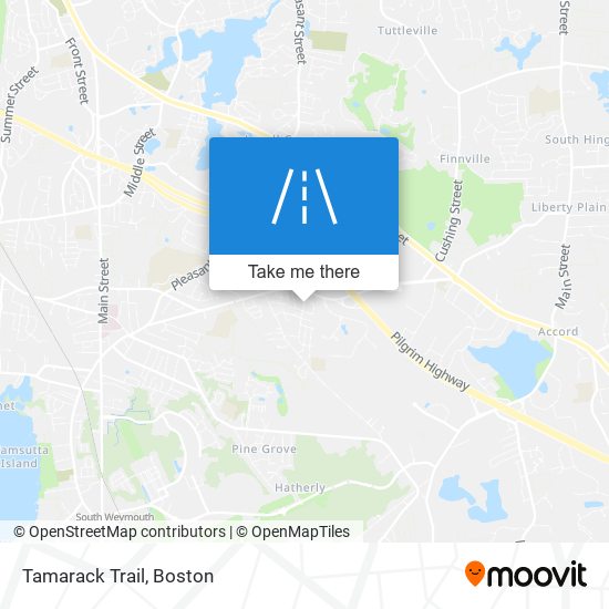 Tamarack Trail map