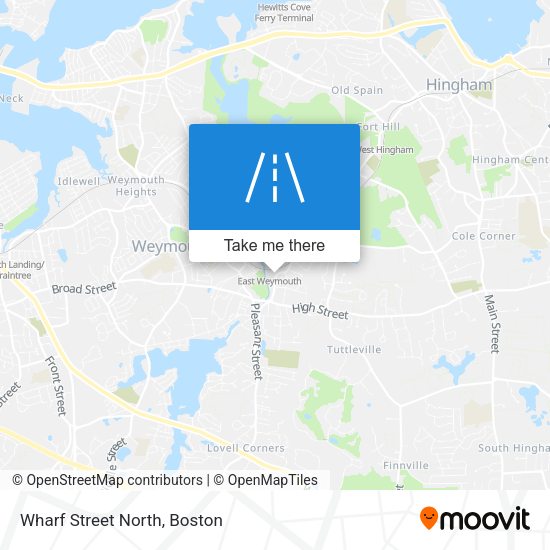Mapa de Wharf Street North