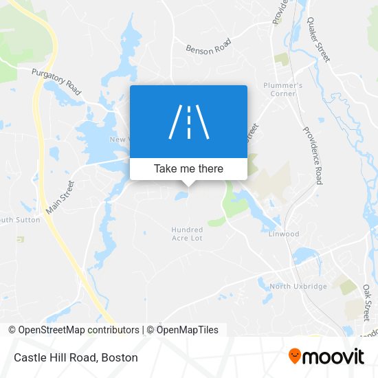 Mapa de Castle Hill Road