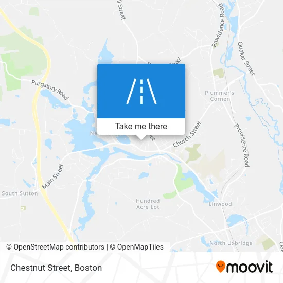 Chestnut Street map