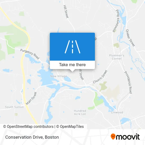 Conservation Drive map