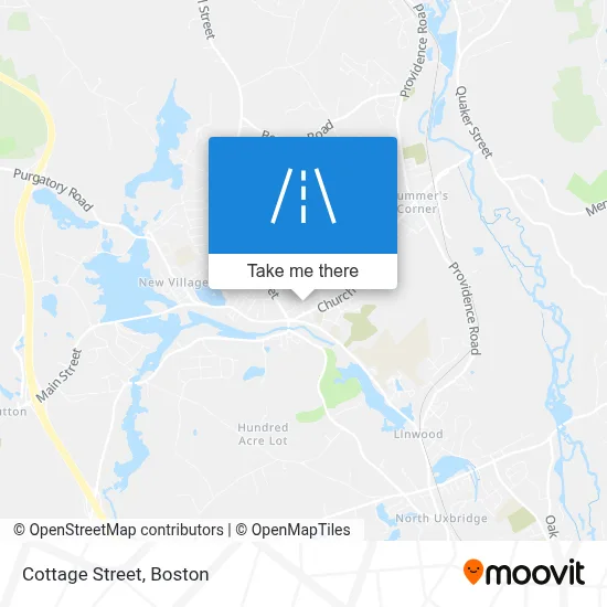 Cottage Street map