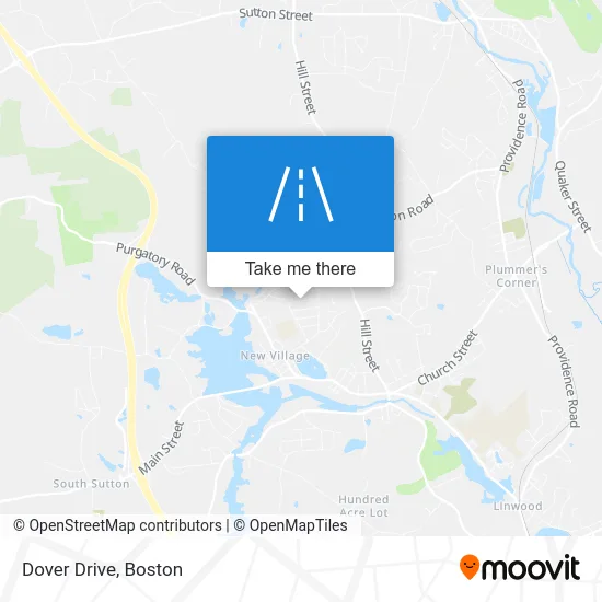 Dover Drive map