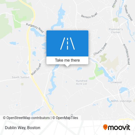 Dublin Way map