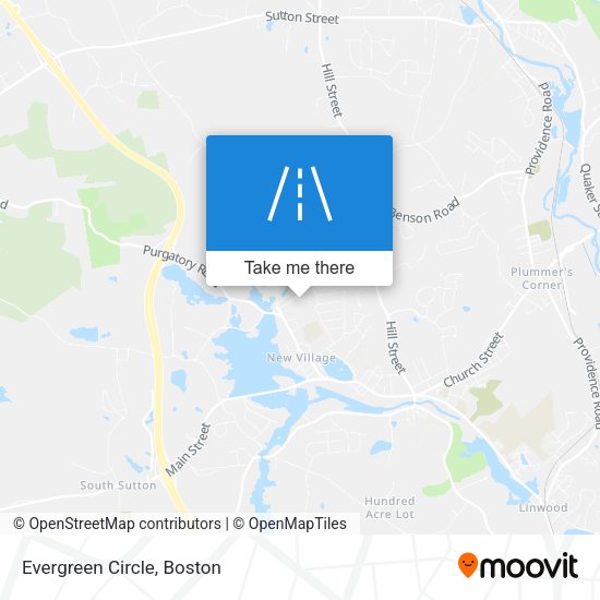 Mapa de Evergreen Circle