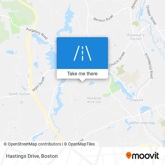 Hastings Drive map