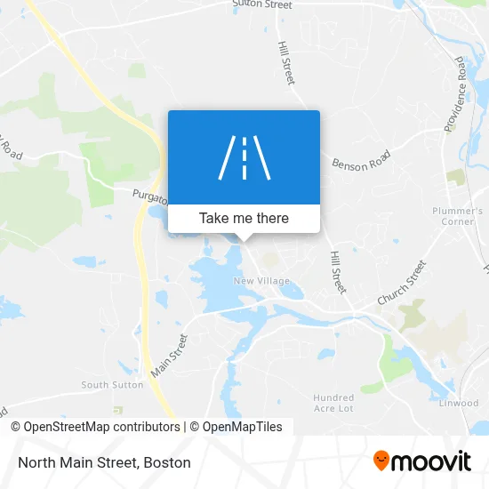 North Main Street map