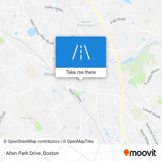 Allen Park Drive map