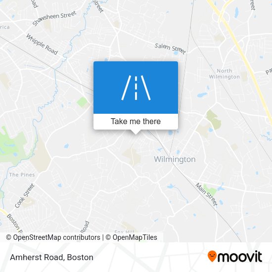 Mapa de Amherst Road