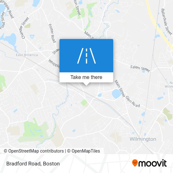 Bradford Road map