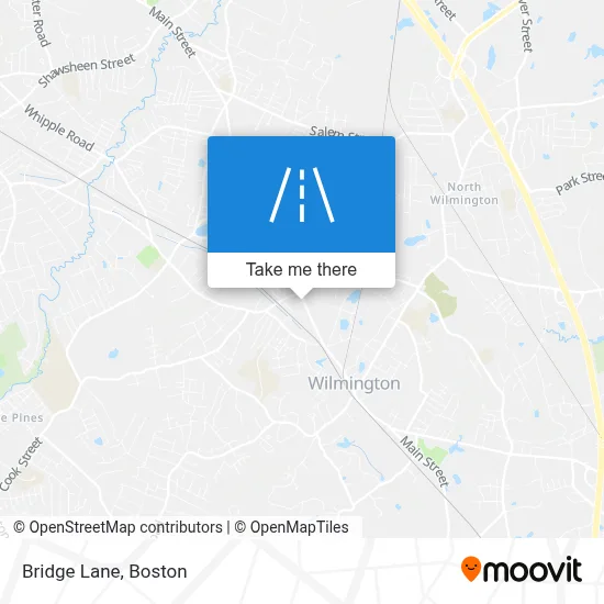 Bridge Lane map