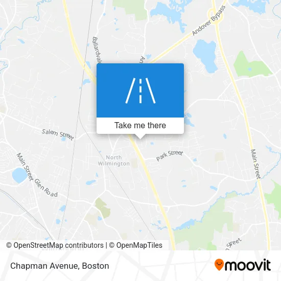 Chapman Avenue map
