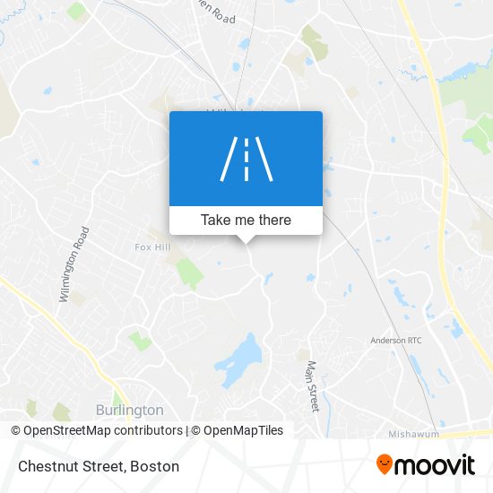 Mapa de Chestnut Street