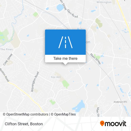 Mapa de Clifton Street