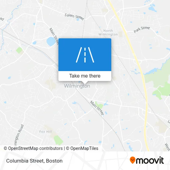 Columbia Street map