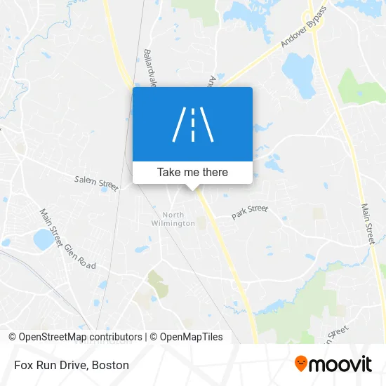 Fox Run Drive map