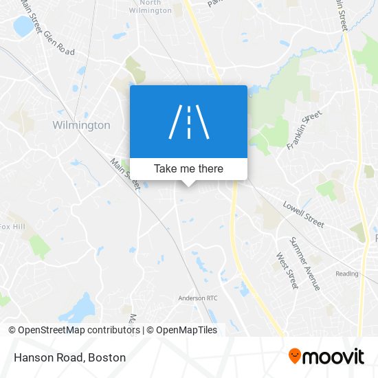 Mapa de Hanson Road