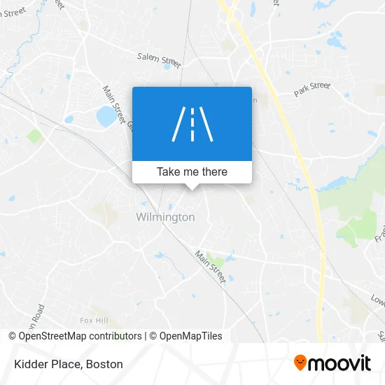 Kidder Place map