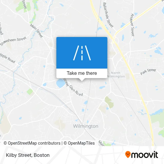 Kilby Street map