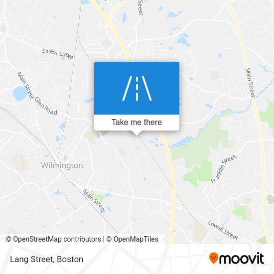 Mapa de Lang Street