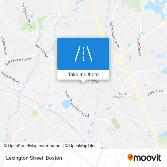 Lexington Street map