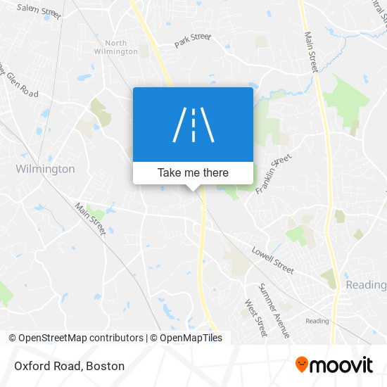Mapa de Oxford Road
