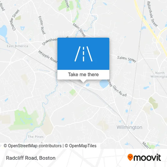 Radcliff Road map