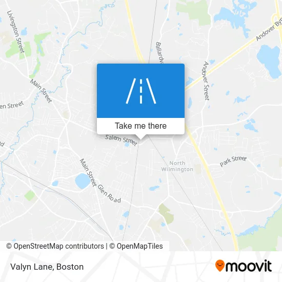 Valyn Lane map