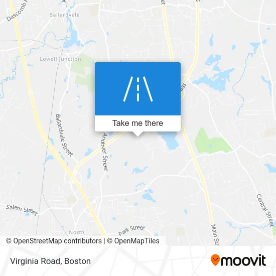 Virginia Road map